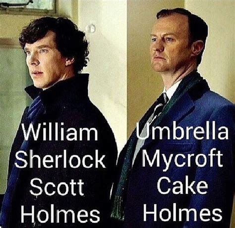 William Sherlock Scott Holmes Umbrella Mycroft(Microsoft) Cake Holmes | Starry starry fandoms ...