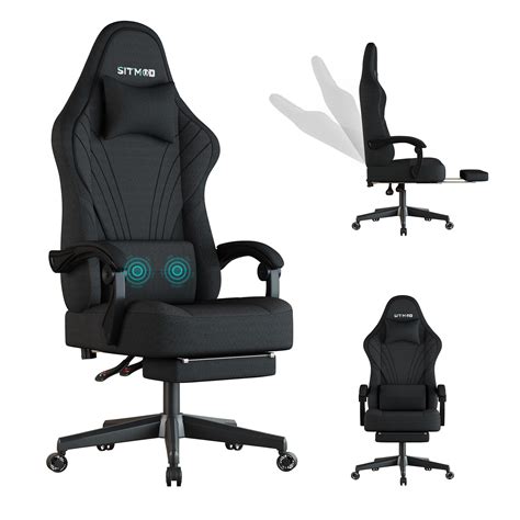 Ulody Gaming Chair,Big and Tall Gaming Chair with Footrest,Ergonomic ...