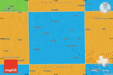 Political Map of Lubbock County