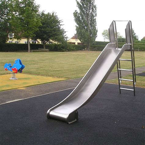 Free Standing Stainless Steel Childrens Playground Slide | Stainless Steel Slides | Online ...