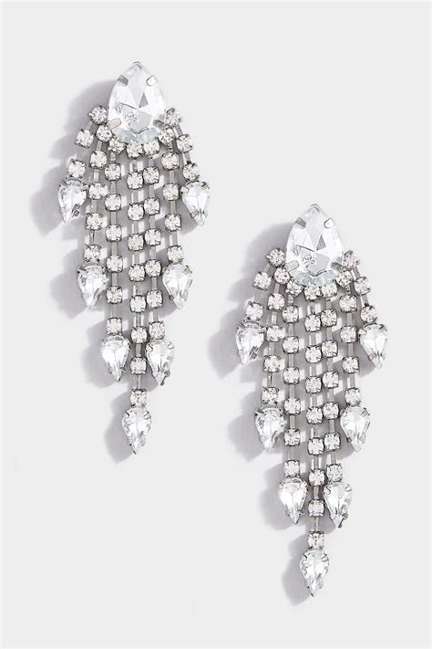 Silver Beaded Tassel Earrings | Long Tall Sally