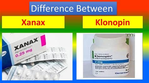 Xanax Vs. Klonopin - YouTube