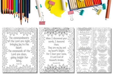 Joy Themed Bible Verse Coloring Book Printable Instant Download - Etsy