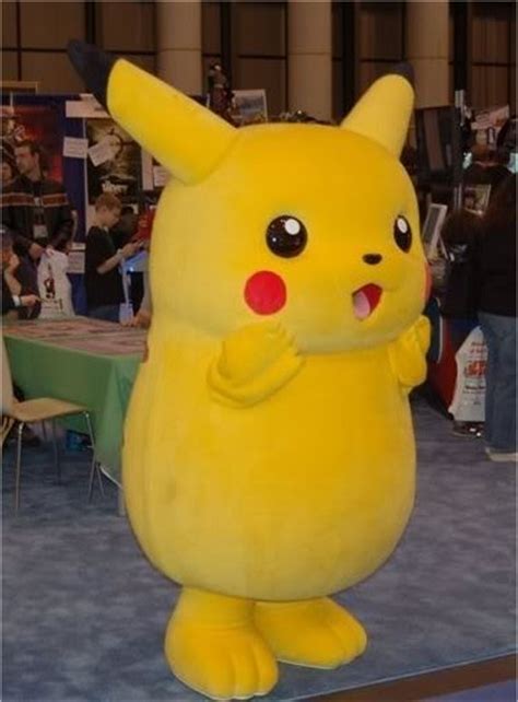 Everything about pikachu. Pikachu mascot costume, adult Pikachu costume - www.MascotShows.com ...