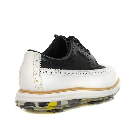 Cole Haan Men's OriginalGrand Tour Black/Optic White Dress Golf Shoes ...