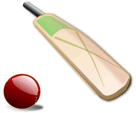 Download Cricket, Bat, Ball. Royalty-Free Vector Graphic - Pixabay