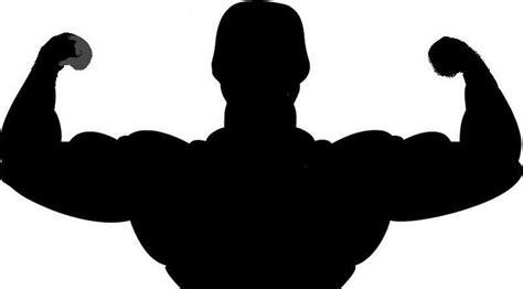 muscle man silhouette clipart 10 free Cliparts | Download images on ...