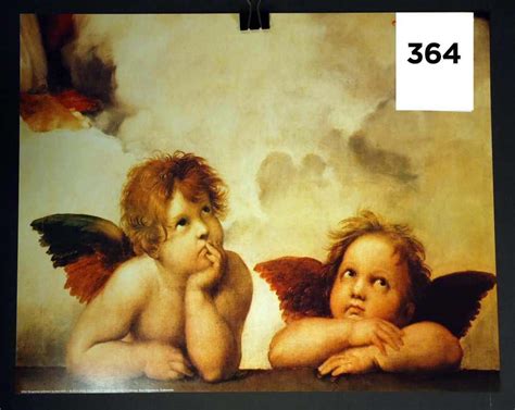 Sistine Madonna-2 Angels; Artist: RAPHAEL