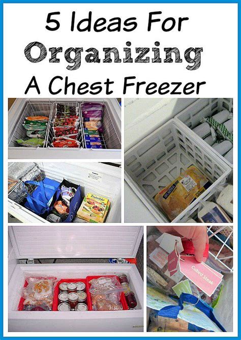 Ideas for Organizing a Chest Freezer- Kitchen Organization | Chest freezer, Freezer organization ...