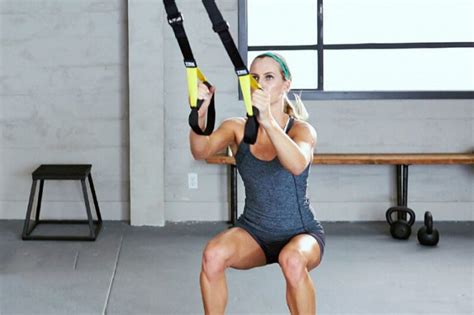 TRX Leg Exercises - How to do TRX squats