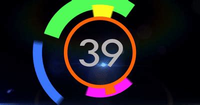 60 sec countdown timer ( v 248 ) circle clock with sound effects 4k on Make a GIF