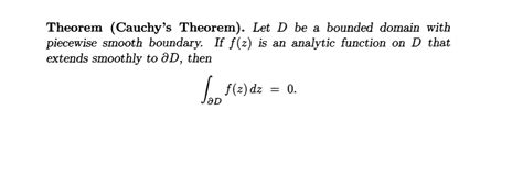 integration - A question about Cauchy Integral Theorem. - Mathematics ...