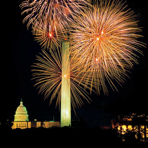 Fourth Of July Fireworks, Washington Dc Photograph by Hisham Ibrahim | Fine Art America