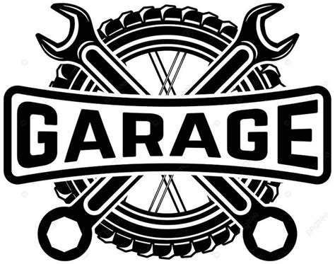 Garage Auto Mechanic Logotype Logo, Garage Drawing, Mechanic Drawing ...