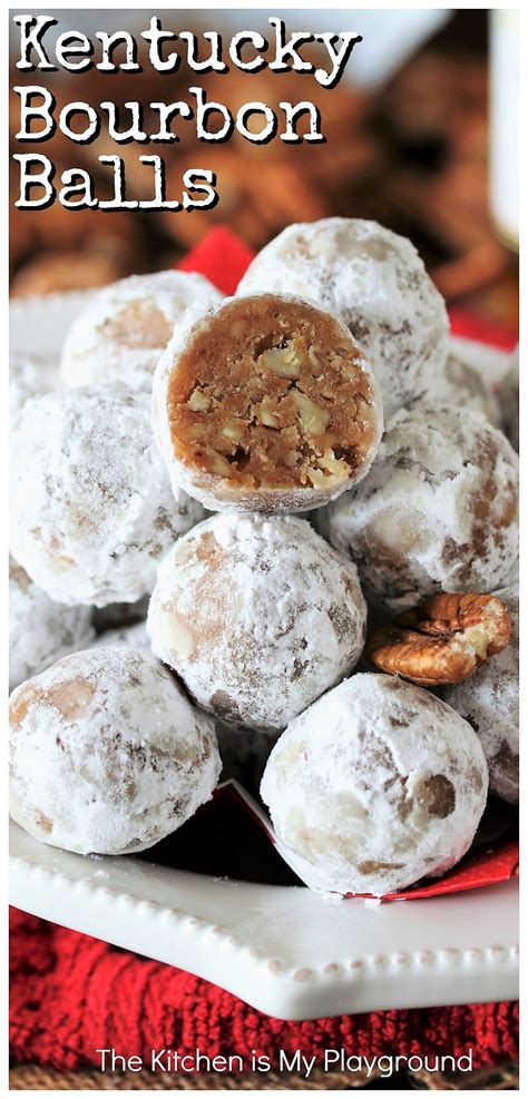 Kentucky Bourbon Balls | Boozy desserts, Christmas candy recipes, Holiday baking