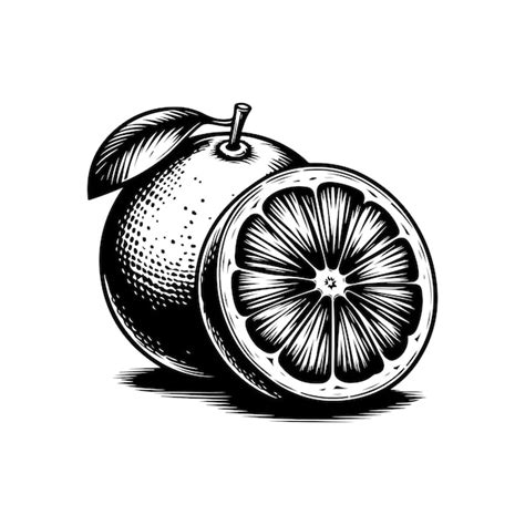 Premium Vector | Hand drawn illustration of orange fruit