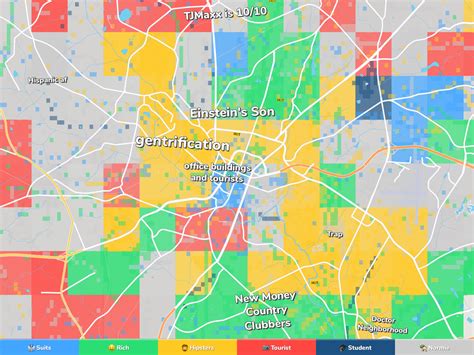 Greenville Neighborhood Map