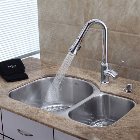 Undermount Kitchen Sink And Faucet Combo