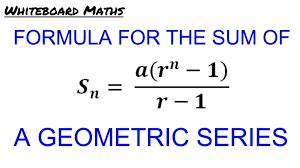 finite geometric series ,2 different formulas? - Mathematics Stack Exchange