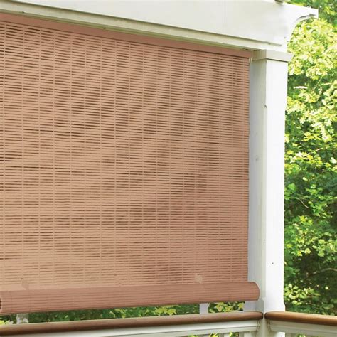 Radiance Cord Free 1/4 Inch Oval PVC Shade, Woodgrain, 36 Inches x 72 ...