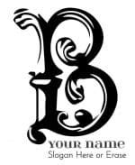 Letter B Monogram | Customize Online | Instant Download