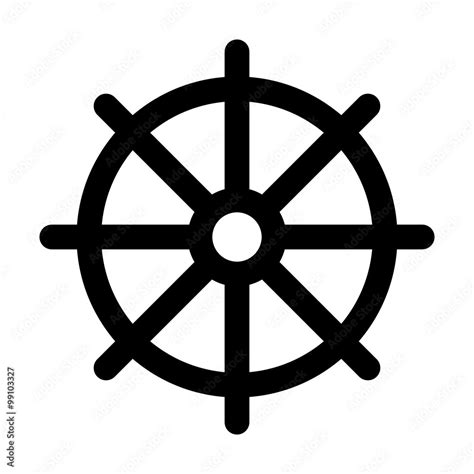 Buddhist Symbol Wheel