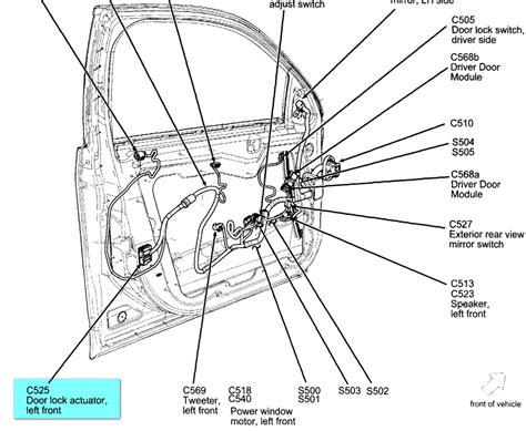Ford Focus Car Door Lock Diagram