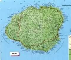 Kauai Island Hawaii Tourist Map - Kauai Hawaii • mappery