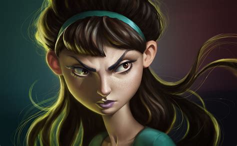 ArtStation - The Angry Girl