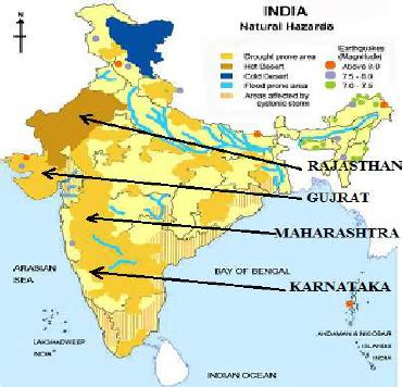 The drought prone regions of India[4] | Download Scientific Diagram