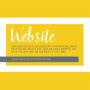Modern yellow & grey with QR code wedding website Enclosure Card | Zazzle.com