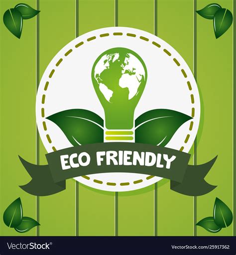 Eco friendly environment design image Royalty Free Vector