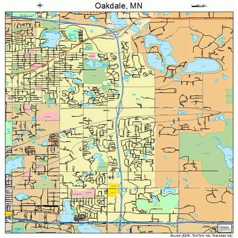 Oakdale Minnesota Street Map 2747680