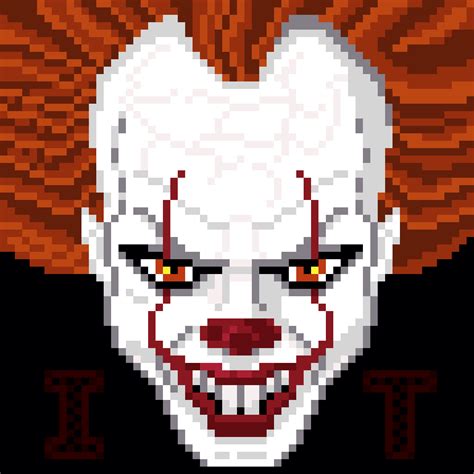 Pennywise the Clown 64x64 : r/PixelArt