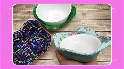 How to Sew a Bowl Cozy with Crafty Gemini - YouTube