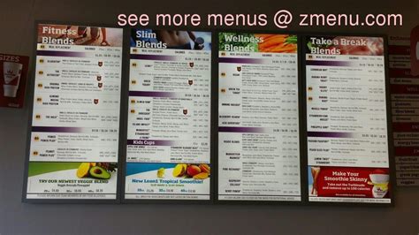 Online Menu of Smoothie King Restaurant, Fort Worth, Texas, 76131 - Zmenu