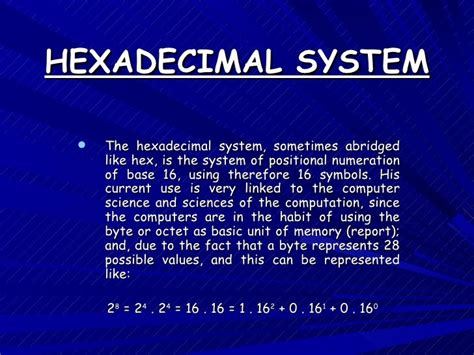 Hexadecimal System[1]