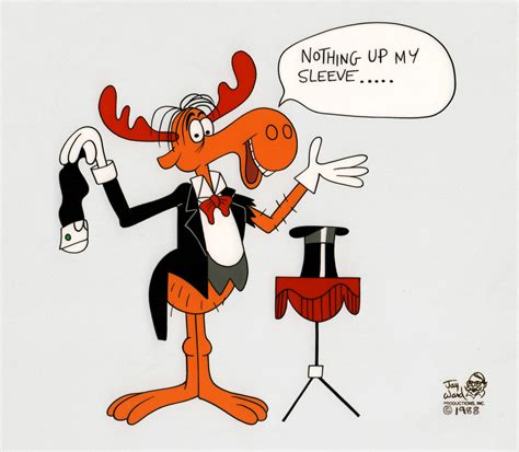 Comic Mint - Animation Art - "Bullwinkle J. Moose: Nothing Up My Sleeve" Scene Cel (1988)