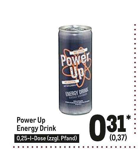 Power Up Energy Drink Angebot bei METRO