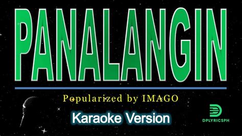 Imago - Panalangin (karaoke version) - YouTube