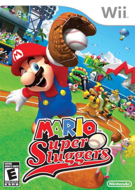 Mario Super Sluggers Cover Artwork