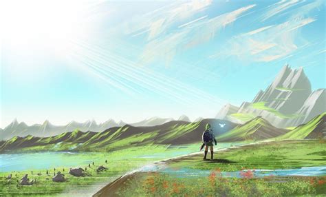 Image result for hyrule landscape | Zelda art, Legend of zelda breath ...