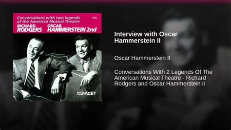 Pictures of Oscar Hammerstein II