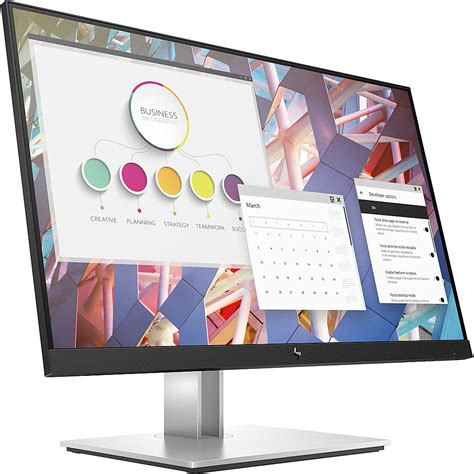 Best Buy: HP E24 G4 FHD Monitor 23.8 LCD FHD Monitor (VGA, USB, HDMI, DVI) Black, Silver 9VF99AA#ABA