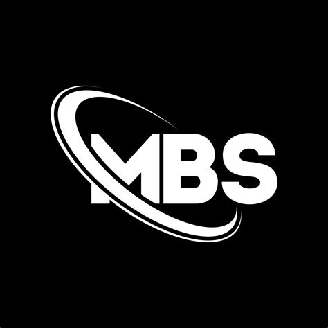 logotipo de mbs. letra mbs. diseño del logotipo de la letra mbs ...