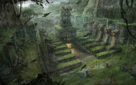 Ancient Ruins Fantasy Art - bmp-ville