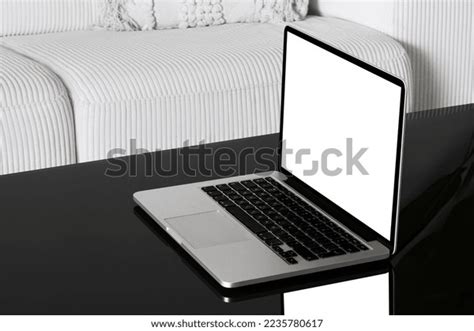 Laptop White Screen Isolated Laptop Screen Stock Photo 2235780617 ...