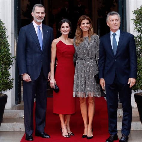 The King and Queen of Spain Host Return Reception for the President and ...