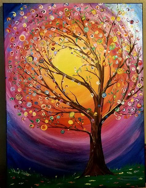 Tree of life, acrylic painting, by Cheryl Tolbert | Tree painting ...