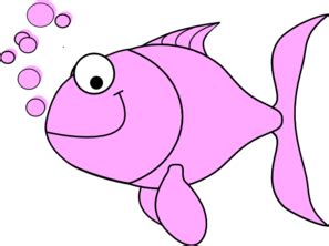 Pink Fish Bubbles Clip Art at Clker.com - vector clip art online ...